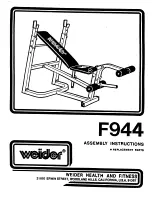 Предварительный просмотр 1 страницы Weider Flex 944 Manual