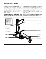 Preview for 4 page of Weider Flex Ctx 60 User Manual