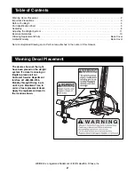 Preview for 2 page of Weider Flex Gym 2000 User Manual