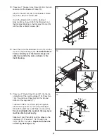 Предварительный просмотр 9 страницы Weider MAX Advantage User Manual