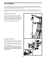 Preview for 16 page of Weider Platinum Plus 1000 User Manual