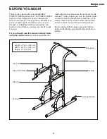 Preview for 4 page of Weider Power Tower WEBE99712.0 User Manual