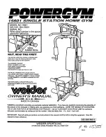Weider PowerGym 15601 Owner'S Manual preview