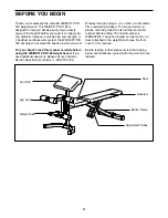 Предварительный просмотр 4 страницы Weider Pro 180 User Manual