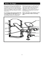 Preview for 4 page of Weider Pro 208 User Manual