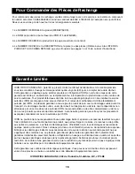 Preview for 16 page of Weider Pro 215 (French) Livret D’Instruction Manual