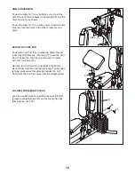 Preview for 18 page of Weider Pro 2220 User Manual