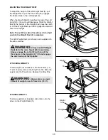 Preview for 11 page of Weider Pro 250x User Manual