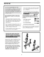 Preview for 6 page of Weider Pro 330 (Dutch) Gebruikershandleiding