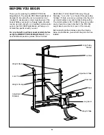 Preview for 4 page of Weider Pro 335 User Manual