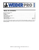 Preview for 2 page of Weider PRO 3650 User Manual