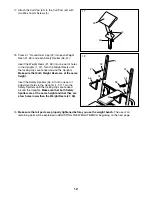 Preview for 12 page of Weider PRO 375se User Manual