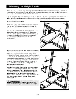 Preview for 13 page of Weider PRO 375se User Manual