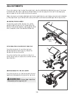 Preview for 15 page of Weider Pro 396 Bench User Manual