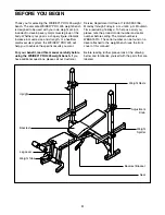 Preview for 4 page of Weider Pro 425 User Manual