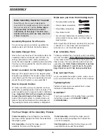 Preview for 5 page of Weider PRO 4250 User Manual