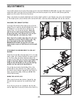 Preview for 23 page of Weider PRO 4250 User Manual