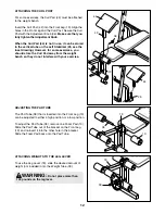 Preview for 12 page of Weider PRO 450 L User Manual