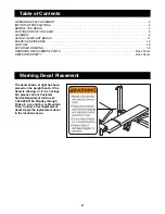 Preview for 2 page of Weider Pro 475 User Manual