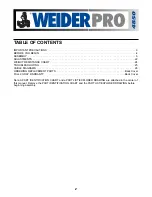 Предварительный просмотр 2 страницы Weider PRO 4850 User Manual