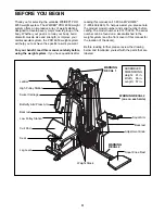 Preview for 4 page of Weider PRO 4850 User Manual