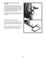 Предварительный просмотр 23 страницы Weider PRO 4850 User Manual