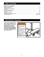 Preview for 2 page of Weider Pro 495 User Manual