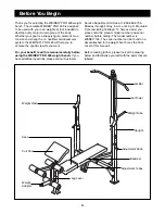 Preview for 4 page of Weider Pro 495 User Manual