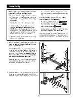 Preview for 6 page of Weider Pro 495 User Manual