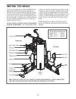 Preview for 4 page of Weider Pro 8000 Manual