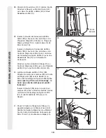 Предварительный просмотр 19 страницы Weider Pro 9635 (French) Manuel De L'Utilisateur