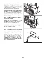 Предварительный просмотр 23 страницы Weider Pro 9635 (French) Manuel De L'Utilisateur