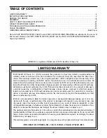 Preview for 2 page of Weider Pro 9640 User Manual