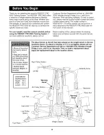 Preview for 3 page of Weider PRO 9925 User Manual