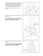 Preview for 7 page of Weider PRO 9925 User Manual