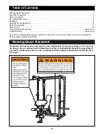 Preview for 2 page of Weider PRO OLC User Manual