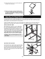 Preview for 14 page of Weider PRO OLC User Manual