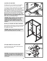 Preview for 15 page of Weider PRO OLC User Manual