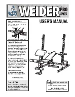 Weider Pro Pc3 User Manual preview