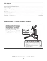 Предварительный просмотр 2 страницы Weider Pro Pt 800 (Polish) Podręcznik Użytkownika