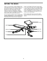 Preview for 4 page of Weider Pro Xt20 Weight Bench User Manual