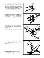 Preview for 8 page of Weider Pro Xt20 Weight Bench User Manual