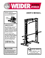 Preview for 1 page of Weider Pro Xt55 User Manual