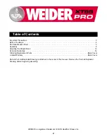 Preview for 2 page of Weider Pro Xt55 User Manual