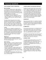 Preview for 14 page of Weider Pro Xt55 User Manual