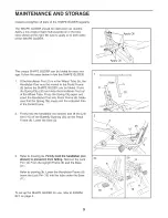 Preview for 9 page of Weider Shape Glider User Manual