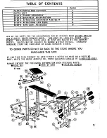 Preview for 2 page of Weider Silver Medallion2uprt Be Manual