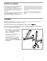 Preview for 4 page of Weider Speed Wt 120 User Manual