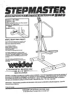 Предварительный просмотр 1 страницы Weider Stepmaster Sm9 Manual