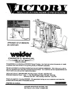 Weider Victory 527 Owner'S Manual preview